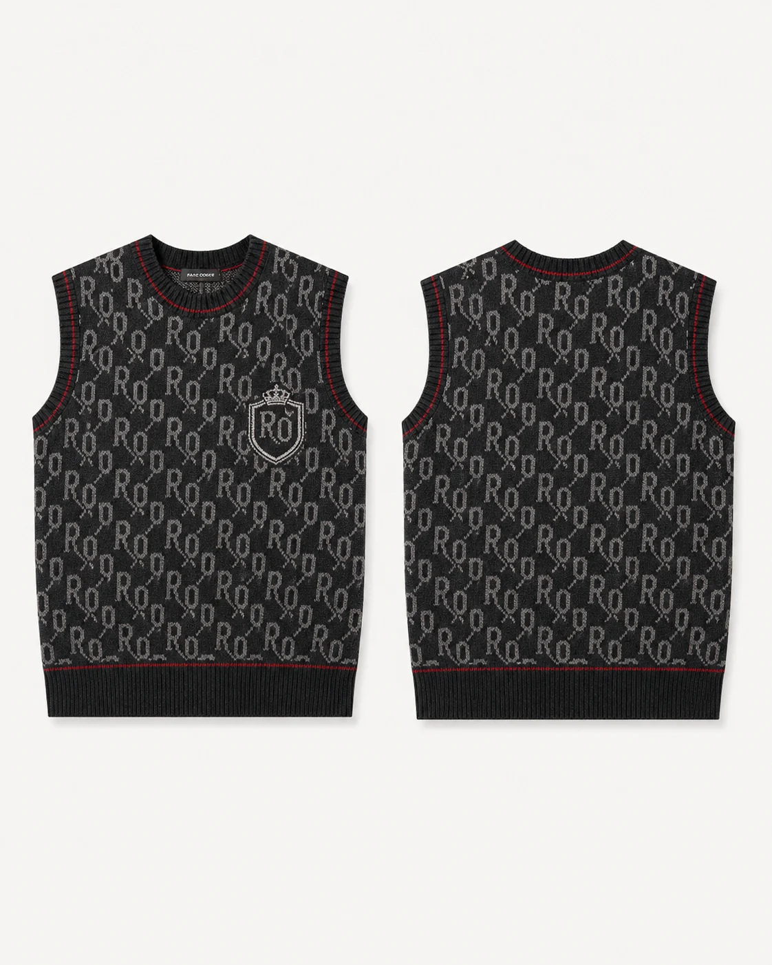 RO Monogram Knit Vest product views